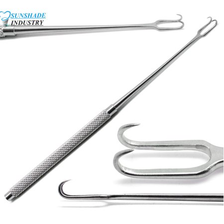  Surgical Retractor Joseph Skin Hook 6.25Double Sharp Prongs 5mm – Dental & Surgical Instrument